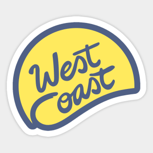 West Coast Sun Sticker